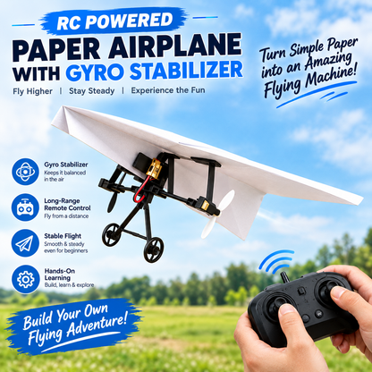 DIY Electric Remote Control Plane with Dual Propellers