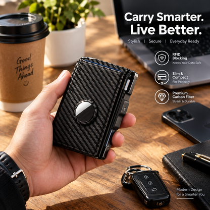 Professional RFID-Shielding 13.56MHz Bifold Wallet